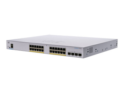 Cisco : CBS250 SMART 24-PORT GE FULL POE 4X10G SFP+