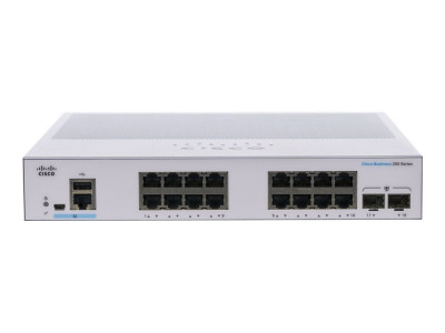 Cisco : CBS250 SMART 16-PORT GE 2X1G SFP
