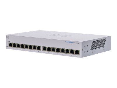 Cisco : BUSINESS 110 SERIES UNMANAGED SWITCH 16-PORT GE (CBS110-16T)