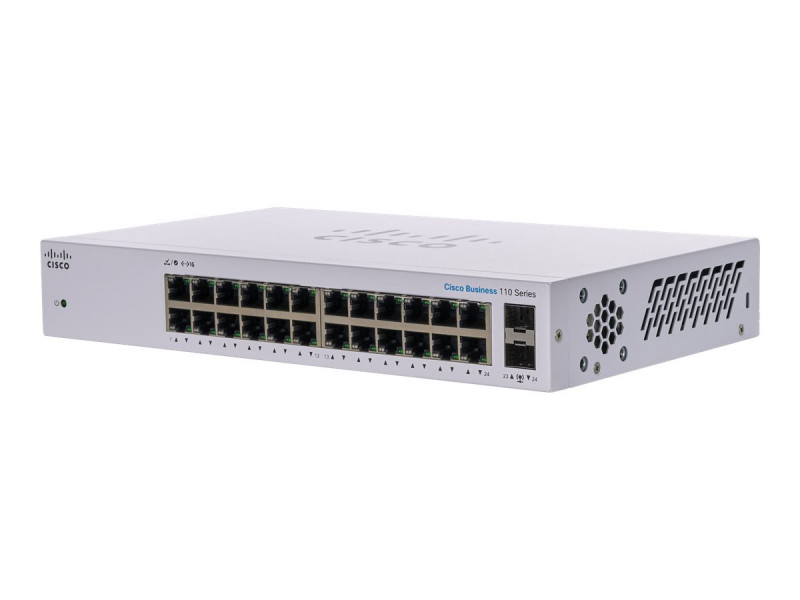 Cisco : CBS110 UNMANAGED 24-PORT GE 2X1G SFP SHARED