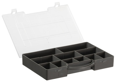 Plast team Boîte d'assortiment HOBBY BOX SMALL, gris