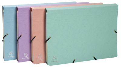 EXACOMPTA Pochette trieur Aquarel, 12 compartiments, assorti