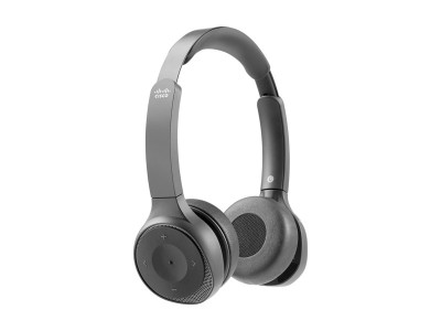 Cisco : 730 WIRELESS DUALON-EAR HEADSED USB-A BUNDLE - CARBON BLACK