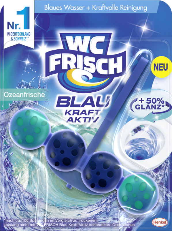 WC Frisch BLAU AKTIV Nettoyant & désodorisant WC Fraîcheur