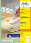 AVERY Zweckform Etiquettes d'insertion pour dos de classeur AVERY Zweckform Etiquettes d'insertion pour dos de classeur