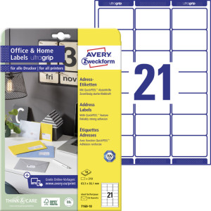 AVERY Zweckform Etiquettes de retour Home Office