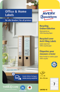 AVERY Zweckform Etiquette dos classeur recyclée Home Office