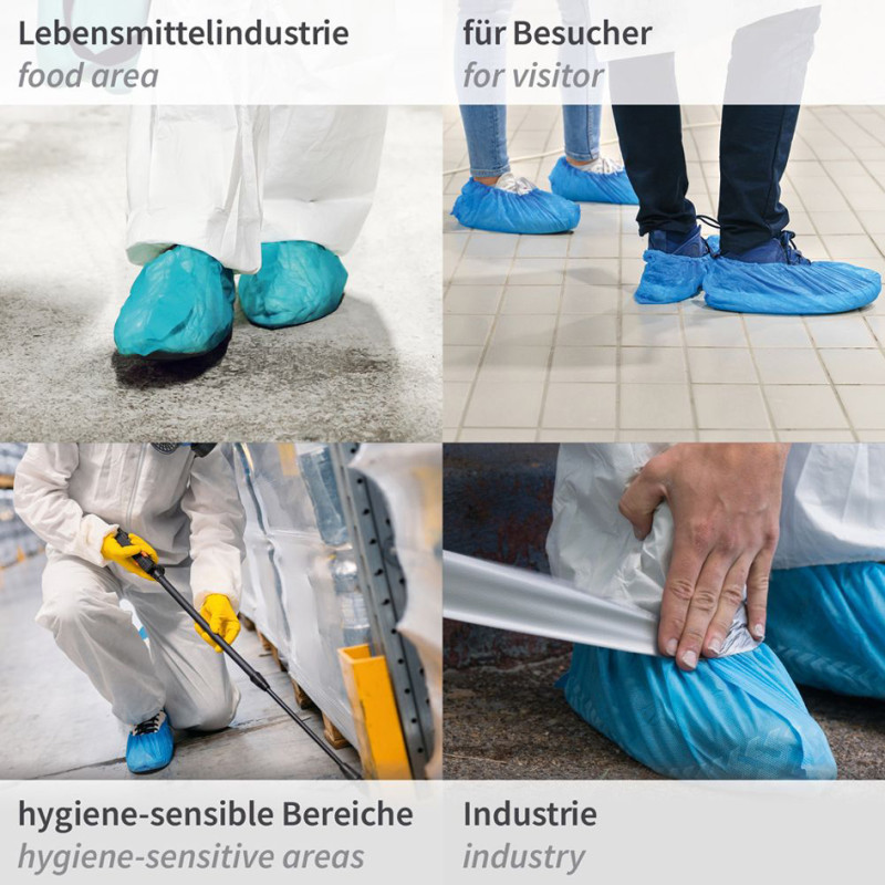 HYGOSTAR Surchaussure PEC ANTI SLIDE, blanc