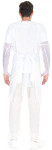 HYGOSTAR Blouse d'examen en CPE, 50 my, XL, blanc