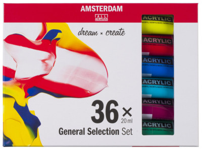 ROYAL TALENS Peinture acrylique AMSTERDAM General Selection