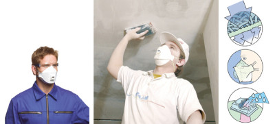3M masque de protection respiratoire 9332 - confort,