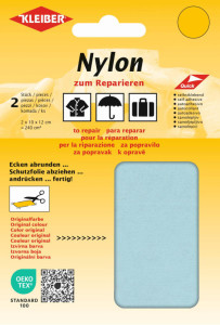 KLEIBER Pièce de réparation nylon, autocollant, jaune