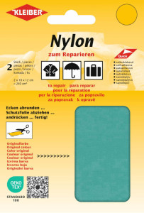 KLEIBER Pièce de réparation nylon, autocollant, gris clair