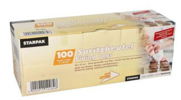 PAPSTAR LDPE-Spritzbeutel, transparent, 1,8 l