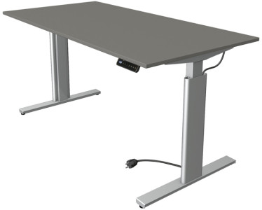 kerkmann Sitz-Steh-Schreibtisch Move 3, (B)1.000 mm, graphit