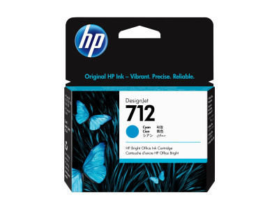 HP : HP 712 29-ML CYAN DesignJet cartouche encre