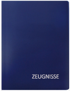 ROTH Zeugnismappe Basic, aus PP, DIN A4, blau