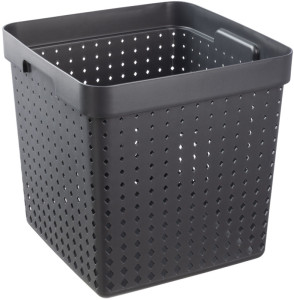 plast team Bac de rangement SEOUL BASKET XL, noir