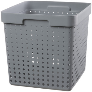 plast team Bac de rangement SEOUL BASKET XL, noir