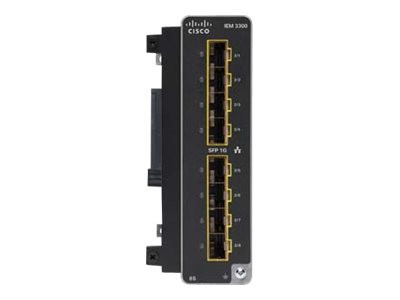 Cisco : CATALYST IE3300 RUGGED 8 PORT SFP FIBER EXP module