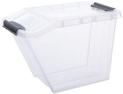 Plast team  Bac de rangement PROBOX SLANTED, 58 litres