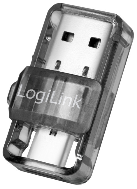 LogiLink Adaptateur USB 3.2 - Bluetooth 5.0, transparent