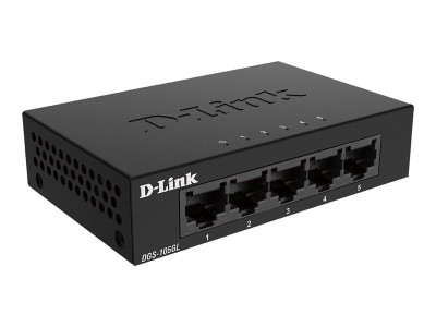 D-Link : SWITCH 5 PORTS GIGABIT METALLIC