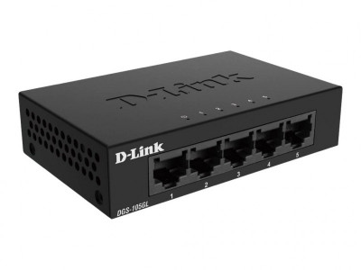 D-Link : SWITCH 5 PORTS GIGABIT METALLIC