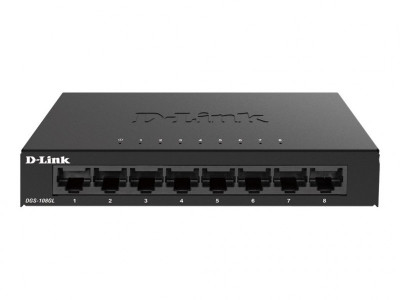 D-Link : SWITCH 8 PORTS GIGABIT METALLIC