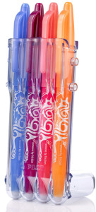 PILOT Stylo roller FRIXION BALL 07 Set2Go, étui de 4 Fun