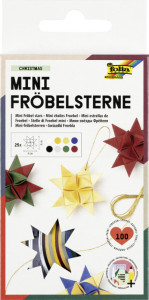 folia Bandes de papier pour étoiles de Froebel, Noël