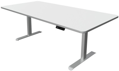 kerkmann Table de bureau assis-debout Move 3 Premium, gris