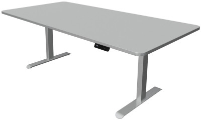 kerkmann Table de bureau assis-debout Move 3 Premium, gris