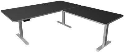 kerkmann Table de bureau assis-debout Move 3 Premium, gris