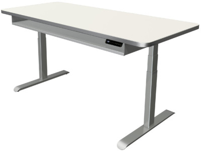 kerkmann Table de bureau assis-debout Move 4 Premium, blanc