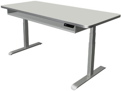 kerkmann Table de bureau assis-debout Move 4 Premium, blanc