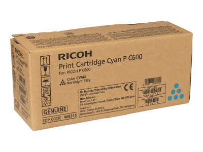 Ricoh : cartouche toner CYAN P C600
