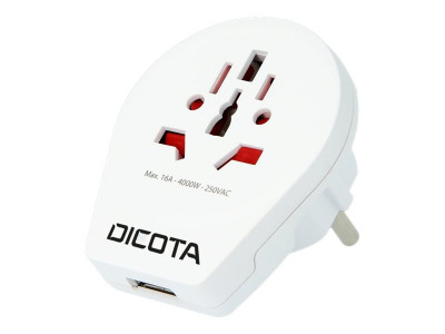 Dicota : WORLD ADAPTER PRO + USB