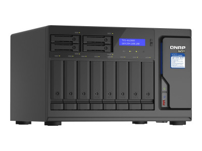 Qnap : TVS-H1288X-W1250-16G 12 BAY 3.3 GHZ 6C 16GB DDR4 4 X 2.5GBE