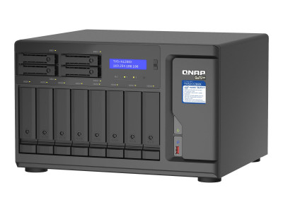 Qnap : TVS-H1288X-W1250-16G 12 BAY 3.3 GHZ 6C 16GB DDR4 4 X 2.5GBE