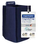 magnetoplan Pot à crayons magnetoTray, petit, bleu magnetoplan Pot à crayons magnetoTray, petit, bleu