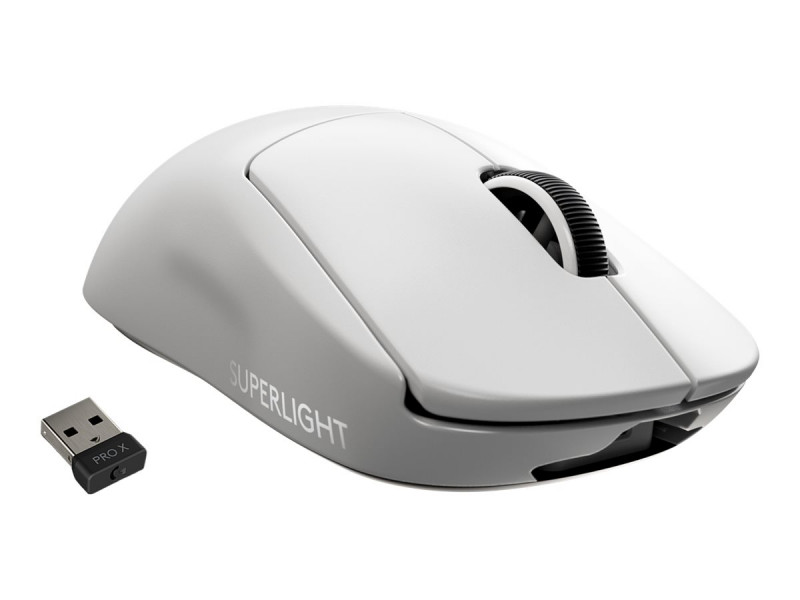 Logitech : PRO X SUPERLIGHT WIRELESS GAMING MOUSE WHITE EER2 (pc)