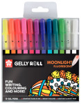 SAKURA Stylo roller encre gel Gelly Roll Moonlight étui de12 SAKURA Stylo roller encre gel Gelly Roll Moonlight étui de12