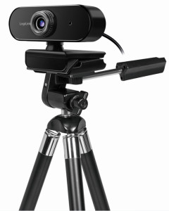 LogiLink Webcam Pro Full HD USB avec micro, noir