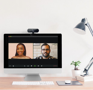 LogiLink Webcam Pro Full HD USB avec micro, noir