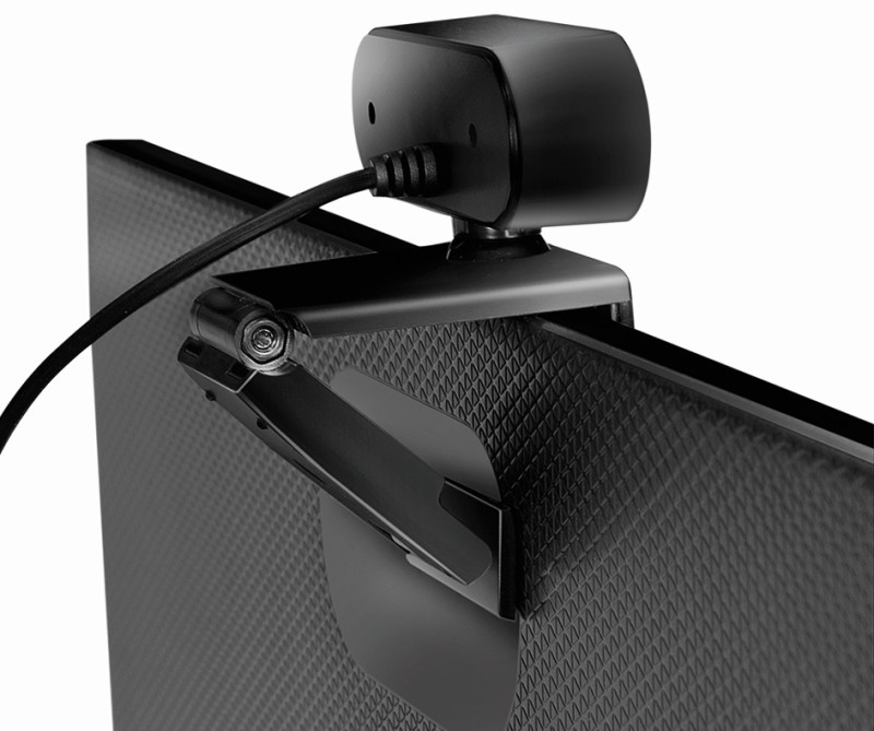 LogiLink Webcam Pro Full HD USB avec micro, noir