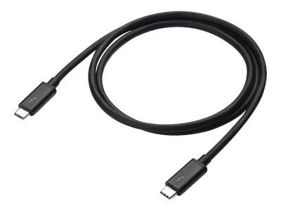 DLH : CABLE THUNDERBOLT 3 (40GB / S) USB-C TO USB-C LENGTH 70CM BLACK