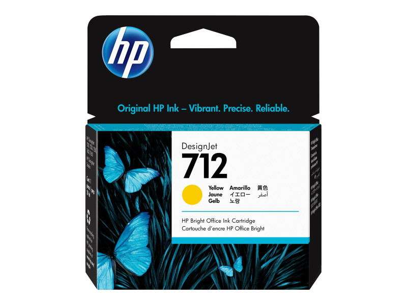 HP : HP 712 29-ML YELLOW DesignJet cartouche encre