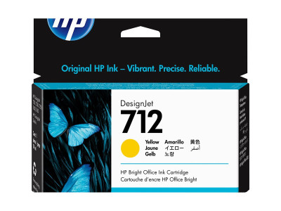 HP : HP 712 29-ML YELLOW DesignJet cartouche encre