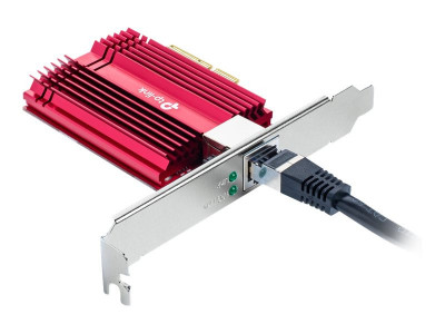 TP-Link : 10 GIGABIT PCI EXPRESS NETWORK ADAPTER PCIE 3X4 +CAT6A ETH CBL